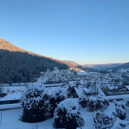 Appartement Mit Herrlicher Aussicht Uebers Murgtal Baiersbronn Bagian luar foto