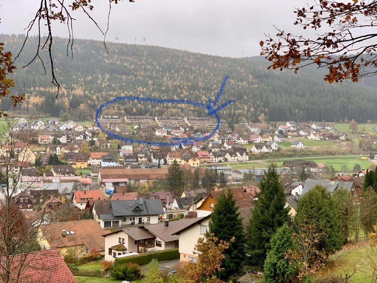Appartement Mit Herrlicher Aussicht Uebers Murgtal Baiersbronn Bagian luar foto