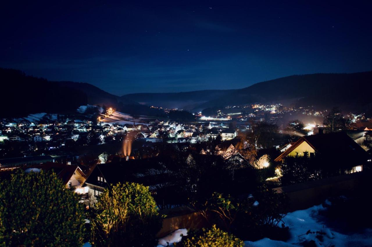 Appartement Mit Herrlicher Aussicht Uebers Murgtal Baiersbronn Bagian luar foto